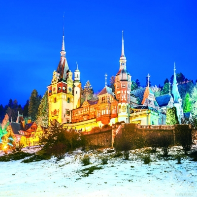 Calendar cu imagini Castle, 31.5 x 48 cm, 12 file, 2026